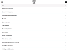 Tablet Screenshot of jeepersminiatures.com